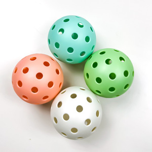 Custom Outdoor Competitive Exercise Pickle Balls 40 Holes Durable TPE <b>Material</b> Light Weight High Elasticity Comprehensive - Product Image 5