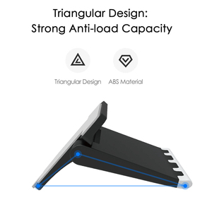 Tốt nhất bán mini có thể gập lại tam giác cấu trúc ổn định bền Ergonomic máy tính xách tay đứng - Product Image 2