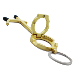 Llaveros de Metal dorado múltiple NFC, abridor de botellas, soporte para teléfono, bolígrafos Stylus, abridor de puerta operado por Prensa, llaveros con cuerda de carrete - Product Image 6