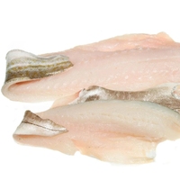 Morue de l'Antarctique entière, surgelée IQF sous vide, de qualité supérieure, capture sauvage, viande blanche, peau nettoyée, fruits de mer, durée de conservation de 12 mois, Chun