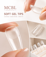 Faux ongles en amande à presser en ABS – Idéal pour mariages, fêtes, Noël, coffret cadeau, DIY à domicile, convient aux débutants