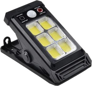 Luces Solares con Clip para Exteriores, Luces con Sensor de Movimiento, Batería Reemplazable, <span class=keywords><strong>3</strong></span> Modos de Luz, <span class=keywords><strong>3</strong></span> Formas de Montaje, Luz de Seguridad para Cercas - Product Image 2