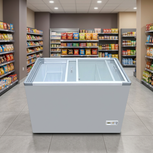 Congelador Horizontal Eléctrico Kimatsu CF GT 200 de Gran Capacidad (200L) con Descongelación Automática y Puerta Corredera para Uso Doméstico y Hotelero - Product Image 3