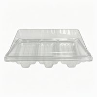 Emballages personnalisés jetables, recyclables, transparents, en plastique PET, pour biscuits, gâteaux, pain, salades, tiramisu, boîtes en plastique pour aliments