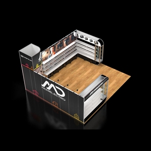 Exhibition Trade-Stand de <span class=keywords><strong>2022</strong></span> anillos modulares reutilizables, alta calidad, diseño de <span class=keywords><strong>Feria</strong></span> de <span class=keywords><strong>Canton</strong></span>, muestra ropa interior, cabina de venta al por menor - Product Image 3