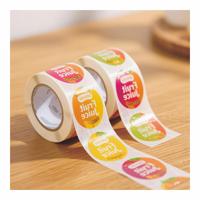 Étiquette de bourrage pour pot de sauce chili personnalisée au miel de surface brillante bon marché