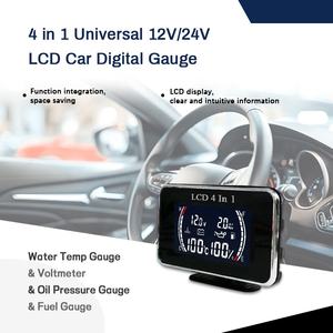 Wenle 4-in-1LCD Carro Digital Água Temp <span class=keywords><strong>Gauge</strong></span> <span class=keywords><strong>Oil</strong></span> <span class=keywords><strong>Pressure</strong></span> Fuel Voltage 1/8 NPT <span class=keywords><strong>Oil</strong></span> <span class=keywords><strong>Pressure</strong></span> Sensor Sensor de Temperatura da Água - Product Image 2