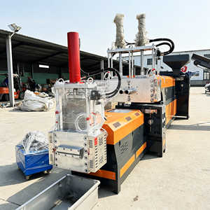 Complete Production Pellet Granulation Line Fully Automatic PLC Touch Screen Plastic Extruder Pelletizing Plant Supplier - Product Image 2
