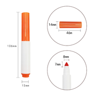 Fournitures scolaires de 12 couleurs, marqueurs d'art en feutre lavable, Mini stylos de couleur à l'eau pour dessins, bricolage pour enfants
