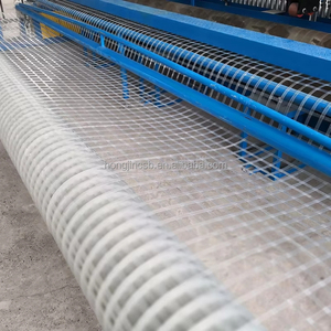 Neue 6M 4M PP/<span class=keywords><strong>PE</strong></span> PVC Stahl-Kunststoff-Glasfaser-Geogitter-Herstellungsmaschine mit 25x25mm Maschengröße Reibschweißen Hohe Geschwindigkeit - Product Image 3