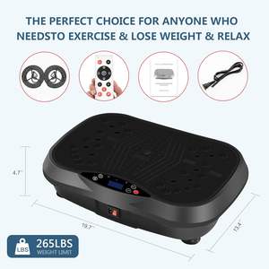 बड़े कंपन प्लेट व्यायाम मशीन पूरे शरीर कसरत कंपन मंच होम फिटनेस के लिए रिमोट कंट्रोल - Product Image 5