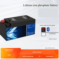 Batterie au lithium RV LiFePO4, grande capacité 24V 200Ah, batterie de stockage d'énergie pour camping-car et vente ambulante