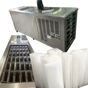 Máquina de fabricación de bloques de hielo, fabricante profesional de 1000kg de bloques grandes, 5t, 10 toneladas, comercial, Solar, nigeriano