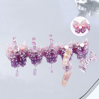 Nouveau support magnétique pour faux ongles en forme de papillon, Aurora, pour la pratique, l'entraînement, l'affichage, longue bande, faux ongles, base de pratique