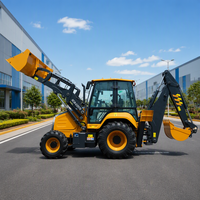 Merek Terkenal Backhoe Loader 2.5ton 4WD XC8-C2570 dengan Suku Cadang