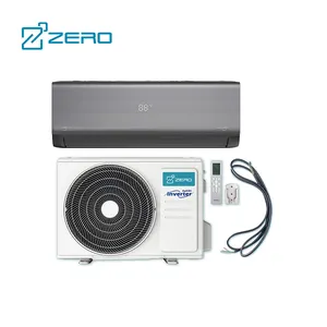 ZERO R410A 9000 12000 BTU Mini Condicionadores De Ar Split 1.5 Ton AC Inversor 220v Montado Na Parede Inteligente Condicionador De Ar