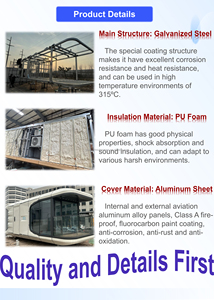 Casa Prefabricada de Alta Calidad a Precio Económico, Casa Cápsula Espacial para Acampar y <span class=keywords><strong>Vacaciones</strong></span> - Product Image 4