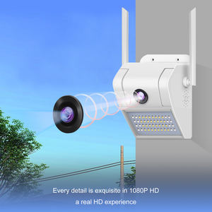 กล้องติดผนัง <span class=keywords><strong>V380</strong></span> <span class=keywords><strong>Pro</strong></span> 1080P แบบ LED กันน้ำ สำหรับภายนอกอาคาร พร้อมระบบมองเห็นในเวลากลางคืน บันทึกภาพลงคลาวด์ และคุณสมบัติไร้สายผ่าน Wifi - Product Image 6