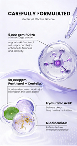 Crème rajeunissante OEM PDRN 5000ppm, hydratant facial au panthénol et à la centella, soutient l'élasticité de la barrière cutanée, crème hydratante - Product Image 3