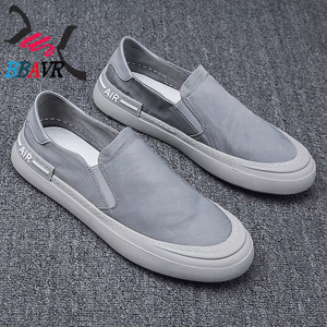 Chaussures plates décontractées en toile pour hommes, légères et résistantes, nouvelle collection automne 2020, idéales pour l'été et le printemps, vente en gros - Product Image 4