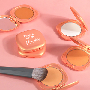 Yüksek kaliteli özel etiket uzun ömürlü su geçirmez tam kapsama makyaj preslenmiş toz - Product Image 4