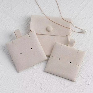 Microfiber Pouch Insert Set for Jewelry Boxes Box Bag with <b>Drawer</b> for Bracelet Necklace Earring Jewelry Plus Packaging - Product Image 3