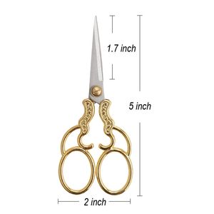 Ciseaux de tailleur extra-larges en acier inoxydable, ciseaux multi-usages pour la coupe de tissus, la broderie et les outils de bricolage OEM - Product Image 2