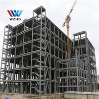 Bâtiment préfabriqué en structure d'acier à plusieurs étages, hôtel, école, bureau, centre commercial, construction