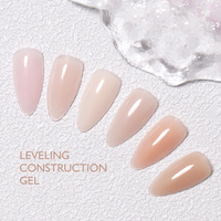 MH 15ml UV/LED durci rose solide constructeur ongles gel longue durée ongles de construction gel fort auto-nivelant