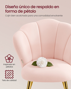 <span class=keywords><strong>VASAGLE</strong></span> <span class=keywords><strong>Chaises</strong></span> de salle à manger modernes en velours avec dossier boutonné et pieds en métal pour cuisine et salle à manger - Product Image 2