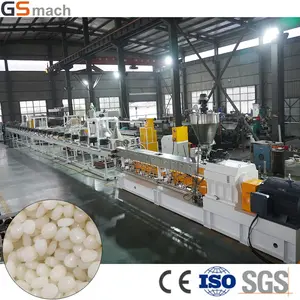 GS50 Stärke Biologisch abbaubare Kunststoff granulat herstellungs maschine Extruder Doppels ch necken extruder maschine