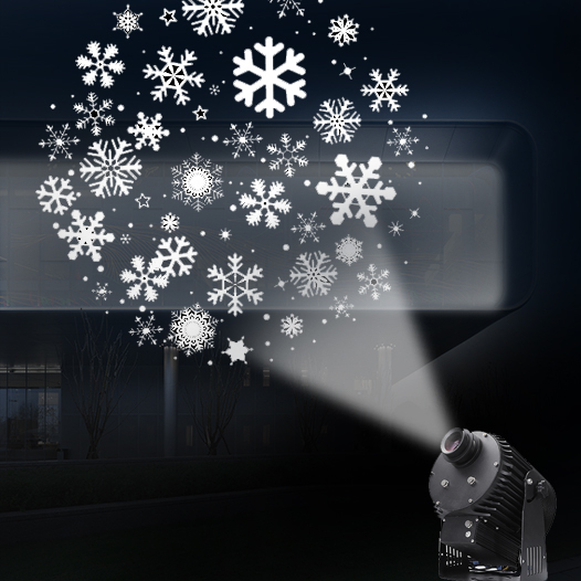 200W LED Rotating Advertisement Logo Light Outdoor Waterproof Custom Pattern Gobo Projector