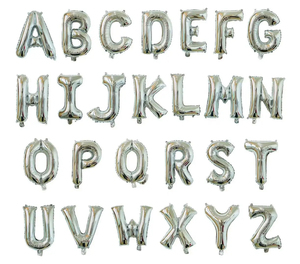 Gran oferta, decoración de fiesta de <span class=keywords><strong>cumpleaños</strong></span> de PVC barata, globo de papel de aluminio con letras del alfabeto - Product Image 5