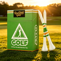 Tee de golf personnalisé en plastique, support de tee, étui de rangement moulé, sac en bois de 4 pouces avec logo, machine à fabriquer le bambou