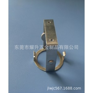 Clip en acier inoxydable 26x79mm pour éclairages de vitrines, pièce estampée galvanisée, accessoire de quincaillerie nickelé - Product Image 3