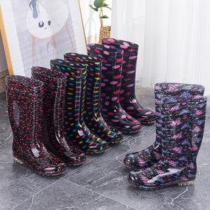 Bottes de pluie mi-hautes pour homme QF1 en EVA avec amorti et gants en caoutchouc, protection imperméable pour le jardinage, toutes saisons - Product Image 1