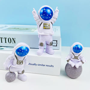 Homesun creativo PVC artigianato 3D astronauta figura figurina ornamento torta <span class=keywords><strong>Topper</strong></span> per torta di compleanno - Product Image 3