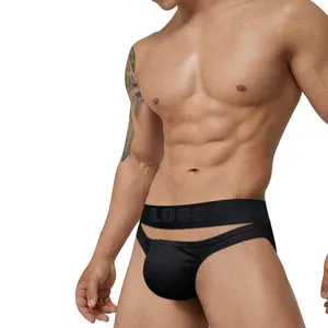 OEM Services New Open Design Men's Underwear Half Bag Briefs Mens Sexy Low Waist Breathable Briefs For Men