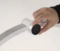 Lampe de Bureau LED Strass 48W, Écran Tactile Intelligent, Affichage Numérique, Lumière Demi-Lune pour Ongles, Cils et Extensions