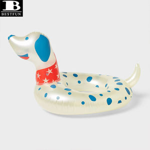 Tubo Gonfiabile Galleggiante per Cani in PVC Resistente, Galleggiante per Piscina per Adulti e Bambini, Giocattolo Galleggiante a Forma di Animale Durevole - Product Image 3