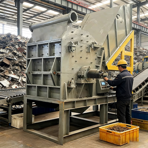 Model 1000 Engine Aluminum Can Crusher Paint Bucket <strong>Scrap</strong> Iron Steel Shredder Car Crusher Hammertype Metal Crusher Factory - Product Image 1