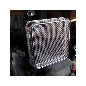 Stainless Steel Electro Polished Frying Basket With Logo