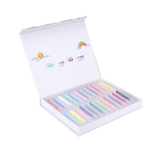 Juego de Crayones Mini de 24 Colores Solubles en Agua para Dibujar en Pizarra, Sin Polvo, para Niños, Material Escolar para el Hogar, Precio Económico - Product Image 1