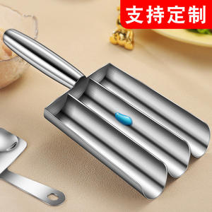 Creative 304 Stainless Steel Fish Ball Maker Three In One Meatball Spoon For <b>Seafood</b> Tools Heavy Duty Dishwasher Safe - Product Image 3