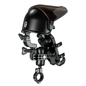 Accessoires Kewig Support <span class=keywords><strong>de</strong></span> téléphone pour vélo électrique avec pare-soleil <span class=keywords><strong>Housse</strong></span> <span class=keywords><strong>de</strong></span> <span class=keywords><strong>protection</strong></span> en caoutchouc matière plastique pour moto - Product Image 4