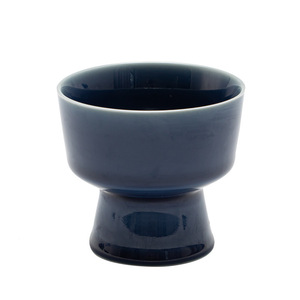 Assiette à pâtisserie en céramique chinoise à pieds hauts, bol à dessert, plat à fruits en porcelaine, style rétro de luxe pour les fêtes - Product Image 3