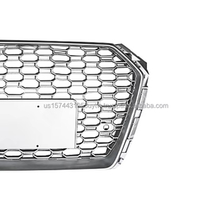 เหมาะสำหรับออดี้ A4 S4กันชน B9กระจังหน้า2017 2018 2019ชุดประกอบ A4ออดี้กระจัง RS4สีเงิน Audi - Product Image 2