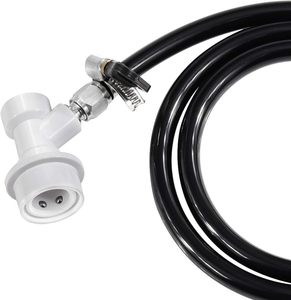 Barbe à écrou pivotant pour tuyau Homebrew, 1/4 ''Barb & 5/16'' Barb, raccords à déconnexion rapide MFL en acier inoxydable pour système de brassage - Product Image 5