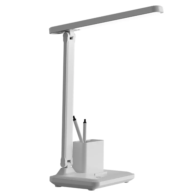 Led desktop eye protection desk lamp reading standard lamp wireless lighting cordless desk lamp USB charging with pen holder