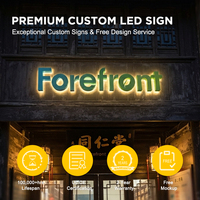 Letras de Canal con Retroiluminación LED Personalizadas, Letrero con Logotipo para Exteriores Resistente al Agua IP65, Letreros Comerciales con Iluminación 3D para Fachadas